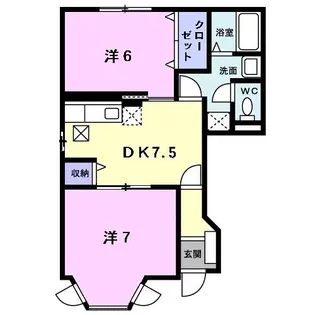 Eclosion98【1階】の間取り