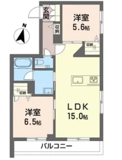 プルニエ フェリーチェ【1階】の間取り