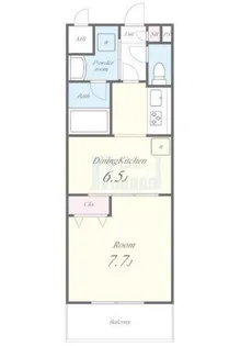 ネオコート早稲田【4階】の間取り