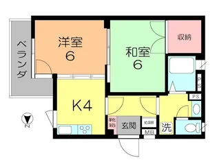 エランヴィタル新中野【2階】の間取り