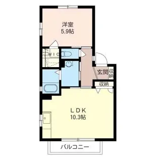 グリーン ヴィレッジ【2階】の間取り