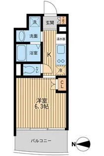 東京都江東区大島3【マンション】の間取り