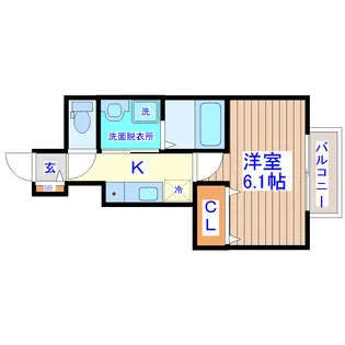 CCR-2018【1階】の間取り