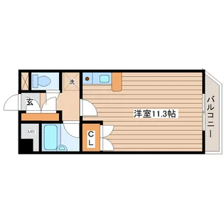 アサノビル【4階】の間取り