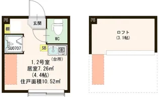 フランチェスカ【2階】の間取り