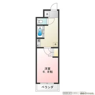 エストライフ八王子【2階】の間取り