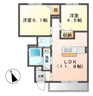 Printemps(プランタン)【1階】の間取り