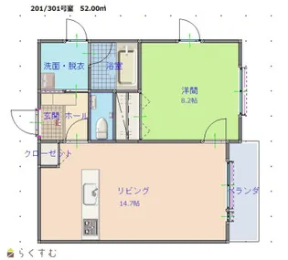 アルカーサル本所【2階】の間取り