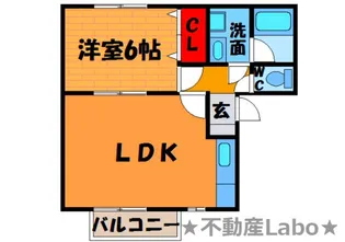 徳島県板野郡北島町鯛浜字原【アパート】の間取り