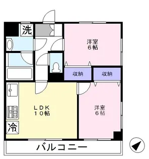 千葉県流山市南流山3【マンション】の間取り