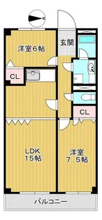 アパートメントカヤ田園調布【3階】の間取り