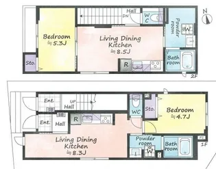 東京都杉並区和泉1【アパート】の間取り