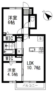 ソラーナ【1階】の間取り