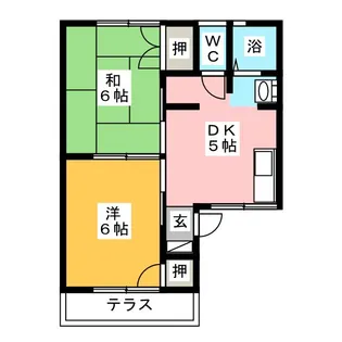 ピロティー天神【1階】の間取り