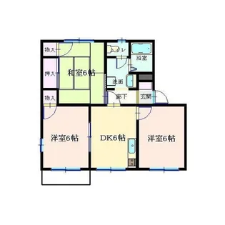 ドエル・アキバA棟【2階】の間取り