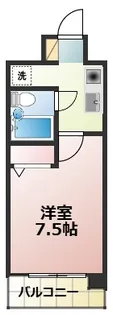 熊本県熊本市中央区九品寺2【マンション】の間取り