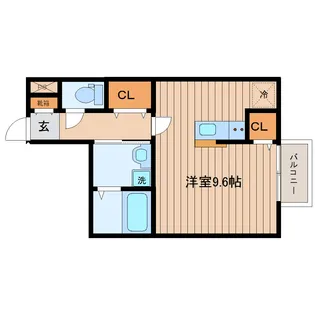 ゴーイングステディ【1階】の間取り