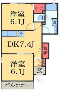 千葉県八街市八街ほ【アパート】の間取り