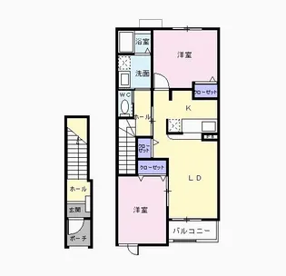 ルミナス結【2階】の間取り