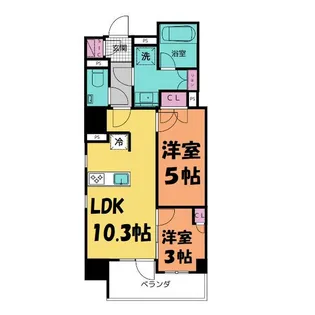 GRAN PASEO名古屋伏見【2階】の間取り