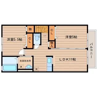 メゾン・ド・ルポ【2階】の間取り