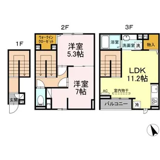 アナシエ田園調布の間取り