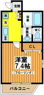 ヘスティア【1階】の間取り