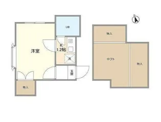 カーサ川口【2階】の間取り