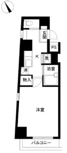 スカイコート芝壱番館【11階】の間取り