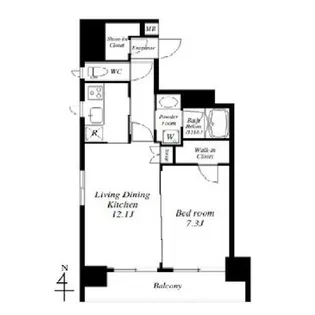 東京都墨田区両国3【マンション】の間取り