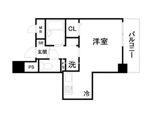 レスパス・エラン【4階】の間取り