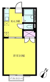 ビバリーハウス千歳台A棟【2階】の間取り