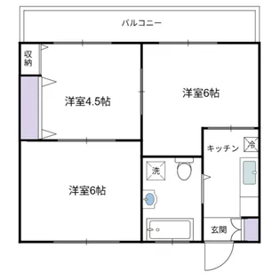 コーポ姫【3階】の間取り