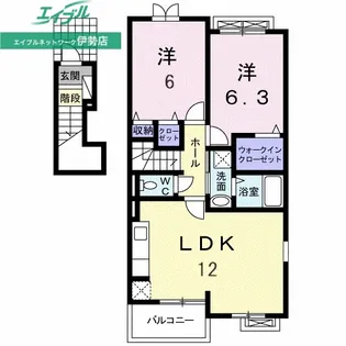 メモリー【2階】の間取り