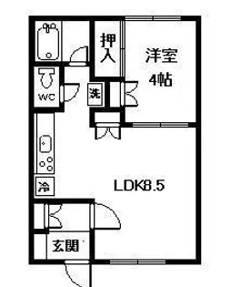 北門の杜【2階】の間取り