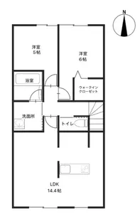 ノブレスA【2階】の間取り