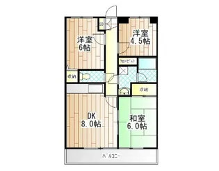 クラールハオス【3階】の間取り