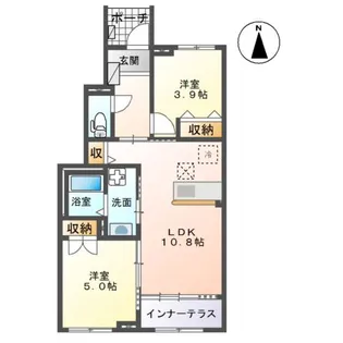 シルフィードII【1階】の間取り