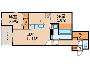 Armojour A棟【2階】の間取り