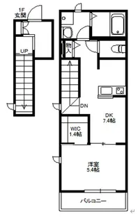 クオレール千川【2階】の間取り