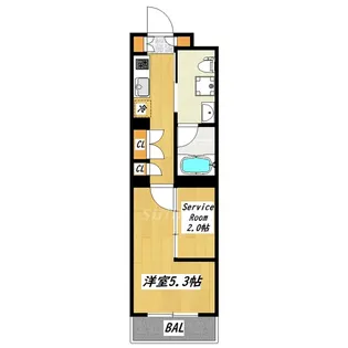 LUMEED赤羽NORTH【5階】の間取り