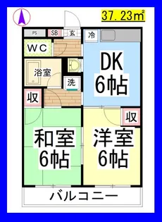 セリーヌ中央林間【1階】の間取り