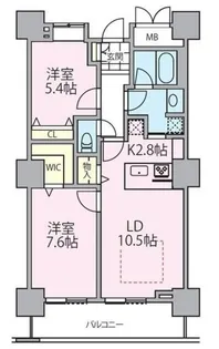ロイヤルパークスタワー南千住【22階】の間取り