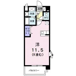 サニーヴェール【4階】の間取り