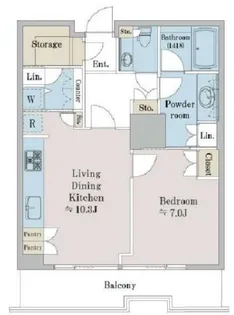 銀座タワー【11階】の間取り