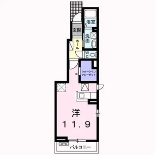 Grace 乙多見【1階】の間取り