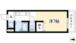 グランビィア御蔭【1階】の間取り