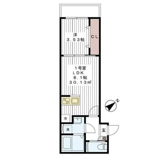 SK柏【2階】の間取り