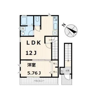 エーデルハイム【2階】の間取り