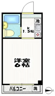 エンゼルマンション【3階】の間取り